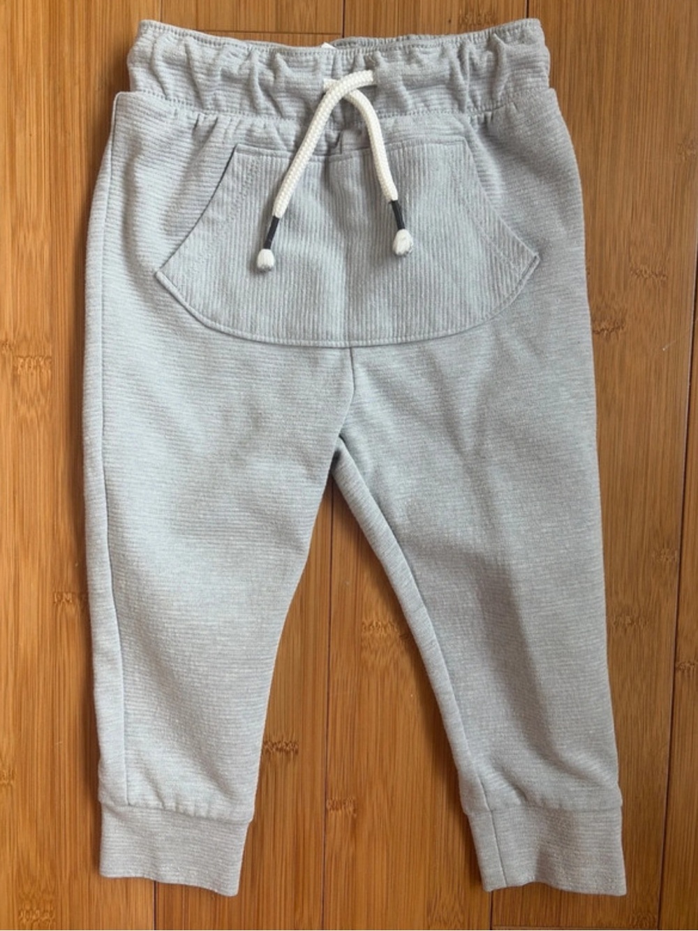 Cat & Jack Toddler Boys' Ottoman Knit Jogger Pull-On Pants | Light Grey | 2T